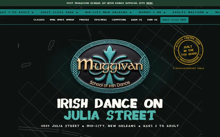 The Muggivan School of Irish Dance page